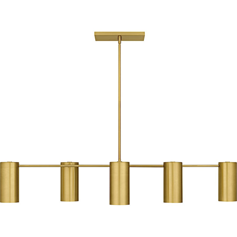 Quoizel Foreland 6Light Island Light, Brushed Gold/Metal