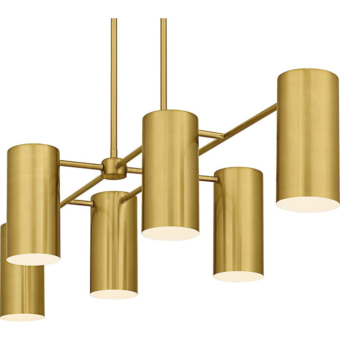 Quoizel Foreland 6Light Island Light, Brushed Gold/Metal