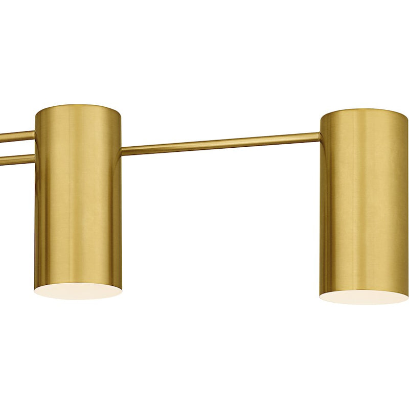 Quoizel Foreland 6Light Island Light, Brushed Gold/Metal