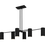 Quoizel Foreland 6Light Island Light, Matte Black/Metal - FLD650MBK