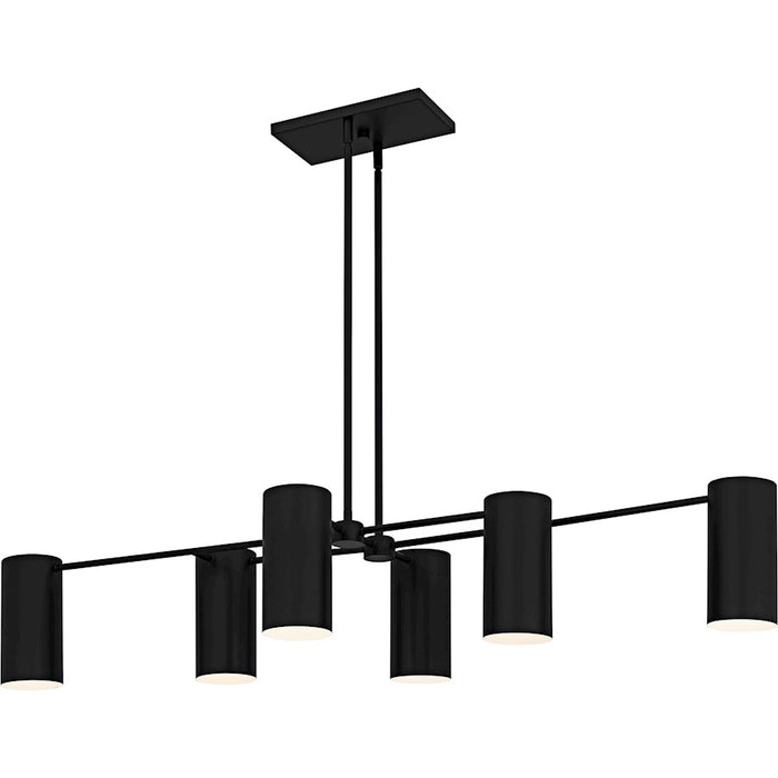 Quoizel Foreland 6Light Island Light, Matte Black/Metal - FLD650MBK