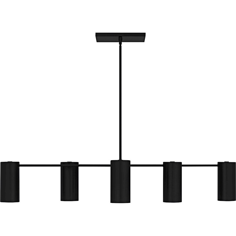 Quoizel Foreland 6Light Island Light, Matte Black/Metal