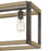 Quoizel Finn Linear 5 Light Chandelier, Rustic Black