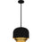 Quoizel Frankie 3Light Pendant, Matte Black/Metal - FRK1812MBK