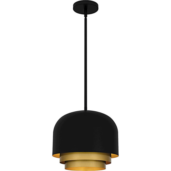 Quoizel Frankie 3Light Pendant, Matte Black/Metal - FRK1812MBK