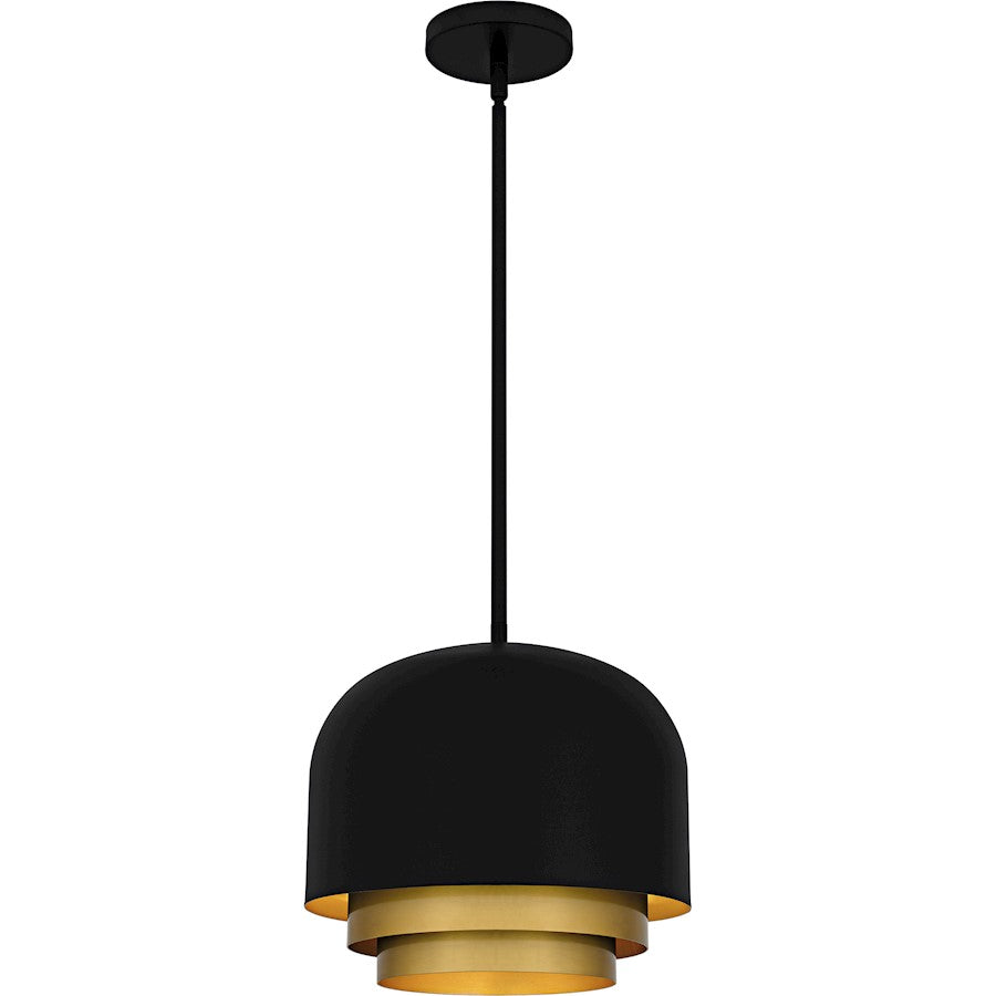 Quoizel Frankie 3Light Pendant, Matte Black/Metal - FRK1812MBK
