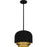 Quoizel Frankie 3Light Pendant, Matte Black/Metal