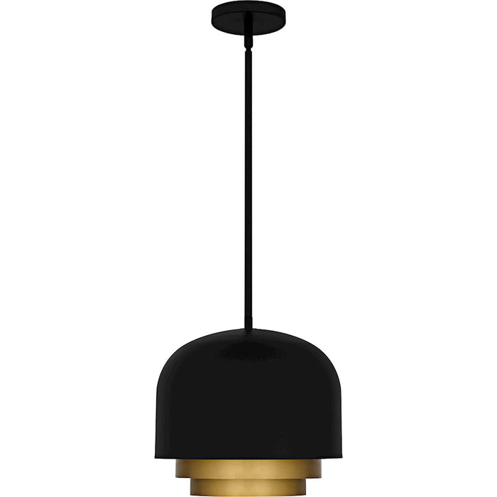 Quoizel Frankie 3Light Pendant, Matte Black/Metal