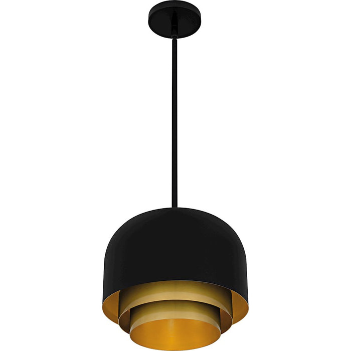Quoizel Frankie 3Light Pendant, Matte Black/Metal
