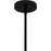 Quoizel Frankie 3Light Pendant, Matte Black/Metal