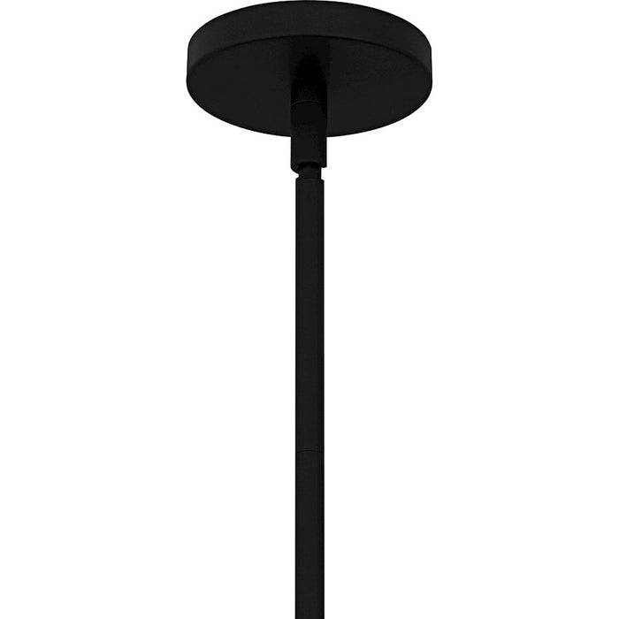 Quoizel Frankie 4Light Pendant, Matte Black/Metal