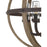 Quoizel Fusion 6 Light Pendant, Rustic Black