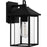 Quoizel Fletcher 1 Light Outdoor Lantern, Earth Black/Clear