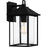 Quoizel Fletcher 1 Light Outdoor Lantern, Earth Black/Clear