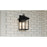 Quoizel Fletcher 1 Light Outdoor Lantern, Earth Black/Clear
