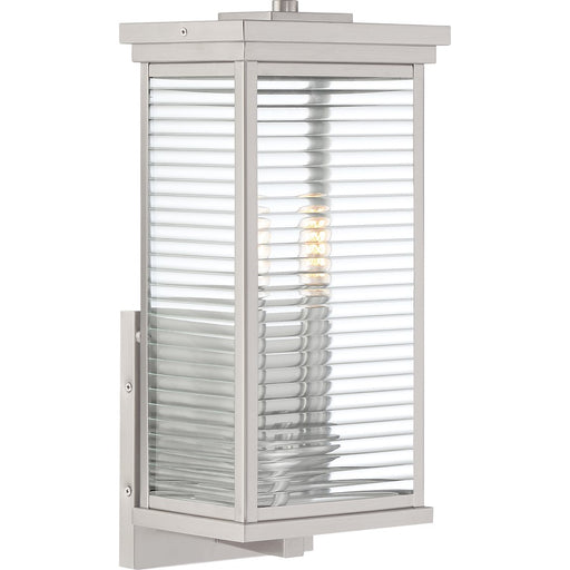 Quoizel Gardner 2 Light 17" Outdoor Lantern, Stainless Steel