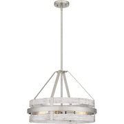 Quoizel Gadsen 4 Light Pendant, Brushed Nickel