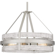 Quoizel Gadsen 4 Light Pendant, Brushed Nickel