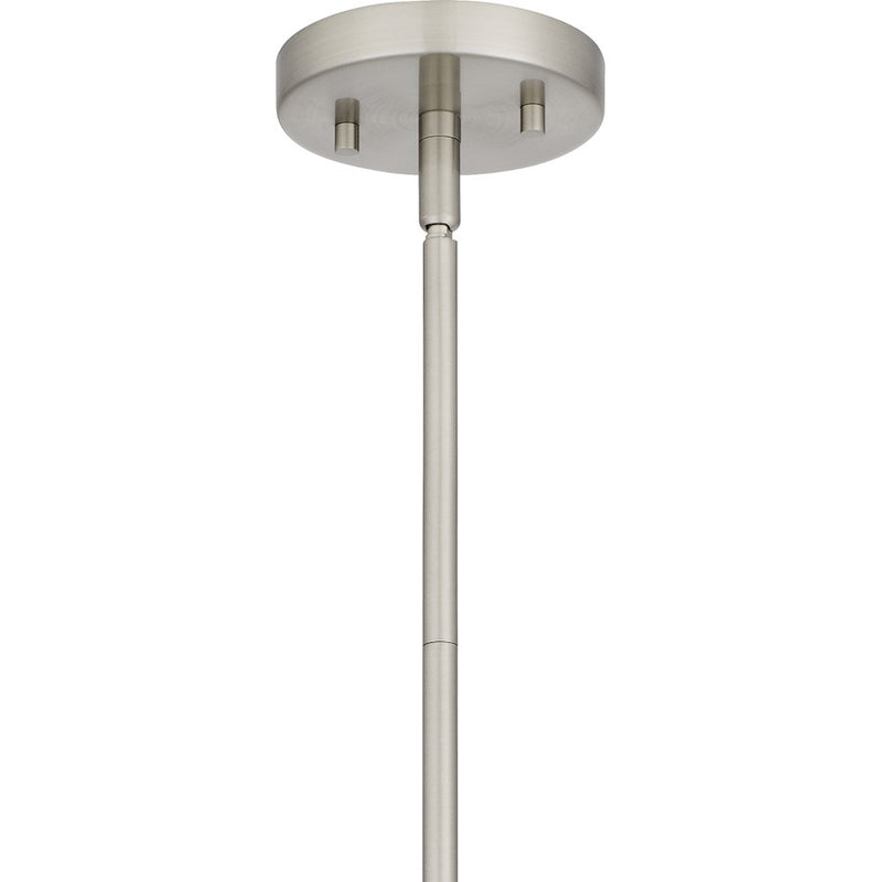 Quoizel Gadsen 4 Light Pendant, Brushed Nickel