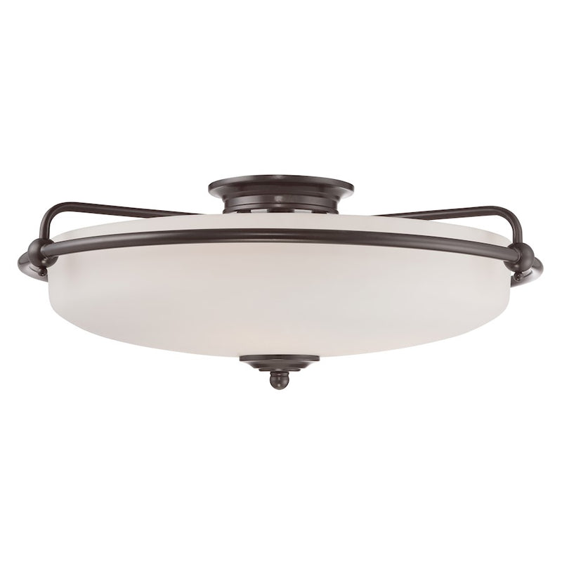 Quoizel Griffin Flush Mount, Palladian Bronze