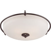 Quoizel Griffin Flush Mount, Palladian Bronze