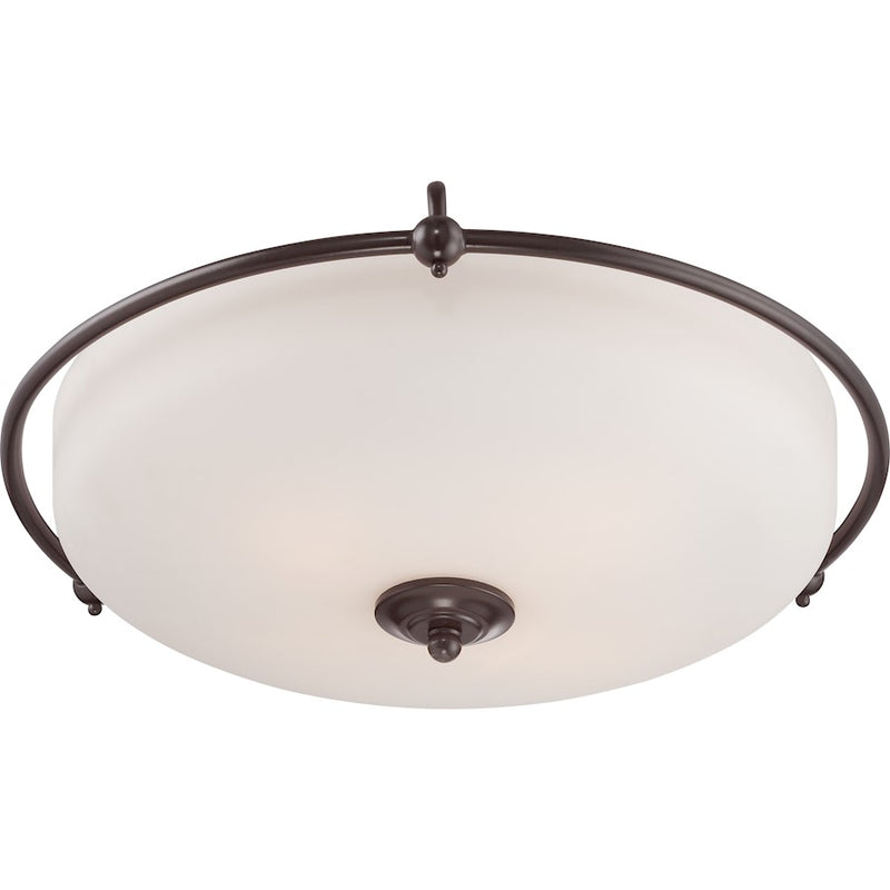 Quoizel Griffin Flush Mount, Palladian Bronze