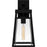 Quoizel Godfrey 1 Light Outdoor Lantern, Matte Black/Clear Rain