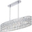 Quoizel Gibson 5Lt Island Light, Polished Chrome/Clear Crystal