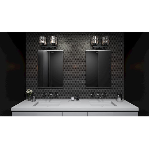 Quoizel Gibson Bath Vanity, Matte Black