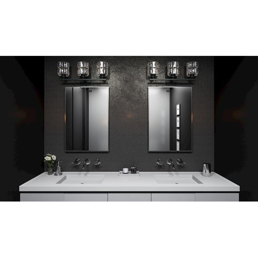 Quoizel Gibson Bath Vanity, Matte Black