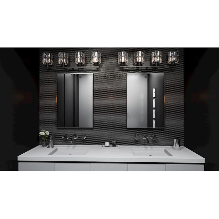 Quoizel Gibson Bath Vanity, Matte Black