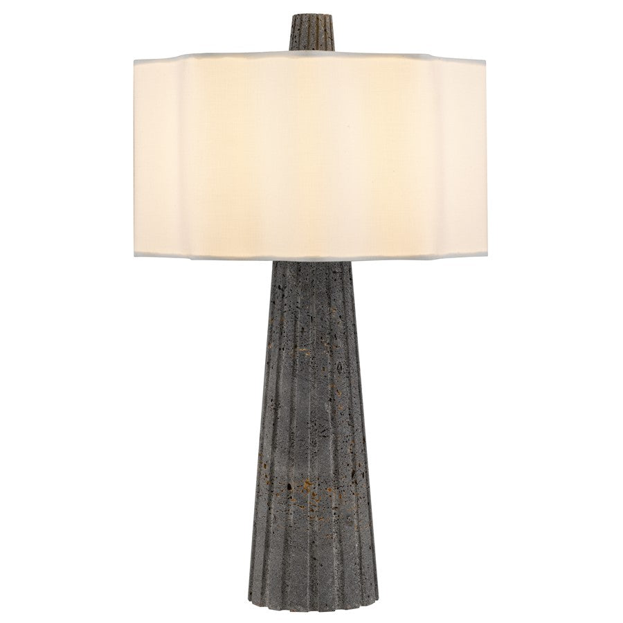 Quoizel Gio 1-Lt Matte Black Table Lamp, Matte Black - GIO6221MBK