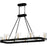 Quoizel Gloucester 8Lt Island Light, Black/Clear Hammered