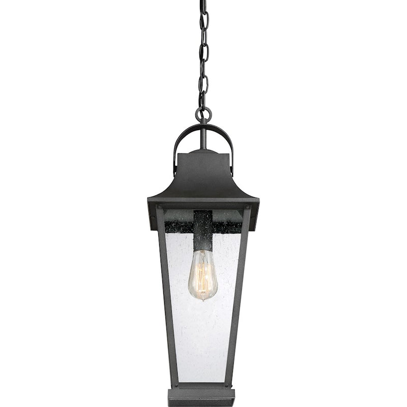 Quoizel Galveston 150W Outdoor Lantern, Mottled Black