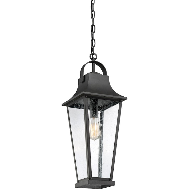 Quoizel Galveston 150W Outdoor Lantern, Mottled Black