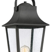 Quoizel Galveston Transitional Outdoor Lantern, Mottled Black