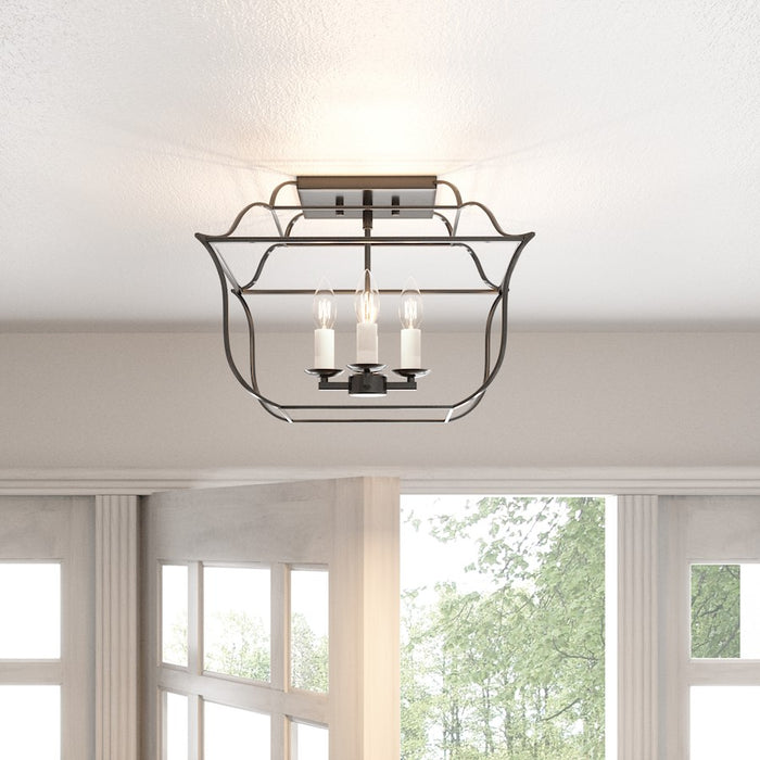 Quoizel Gallery 4 Light Semi-Flush Mount