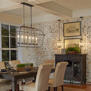 Quoizel Gallery 3 Light Foyer Piece, Royal Ebony