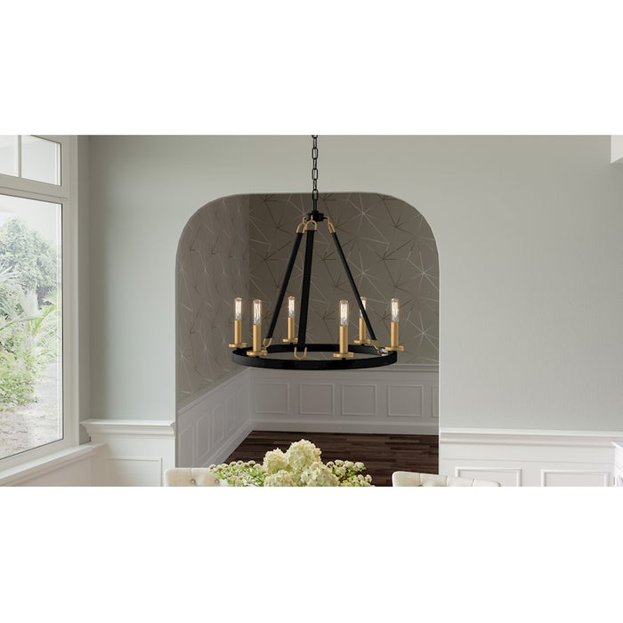 Quoizel Graylyn Chandelier, Matte Black