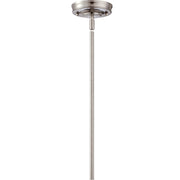 Quoizel Grant 8in 1-Light Mini Pendant | Classic Brushed Nickel and Opal Etched Glass | Kitchen Island & Breakfast Nook | Model GRT1508BN