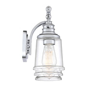 Quoizel Grant 23in 3-Light Vanity Light | Classic Polished Chrome and Clear Glass | Bathroom & Powder Room | 23 x 7 x 9.5 in | Model GRT8603C