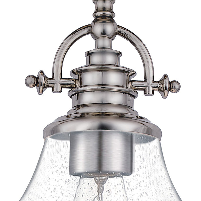 Quoizel Grant 1 Light Mini 1 Light Pendant, Brushed Nickel
