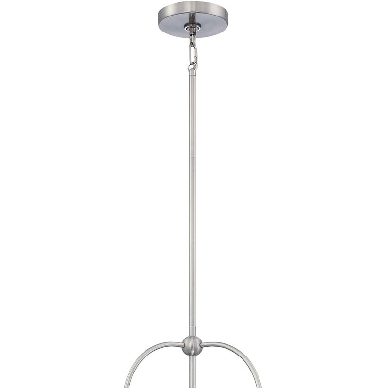 Quoizel Grant Dinette Chandelier, Brushed Nickel