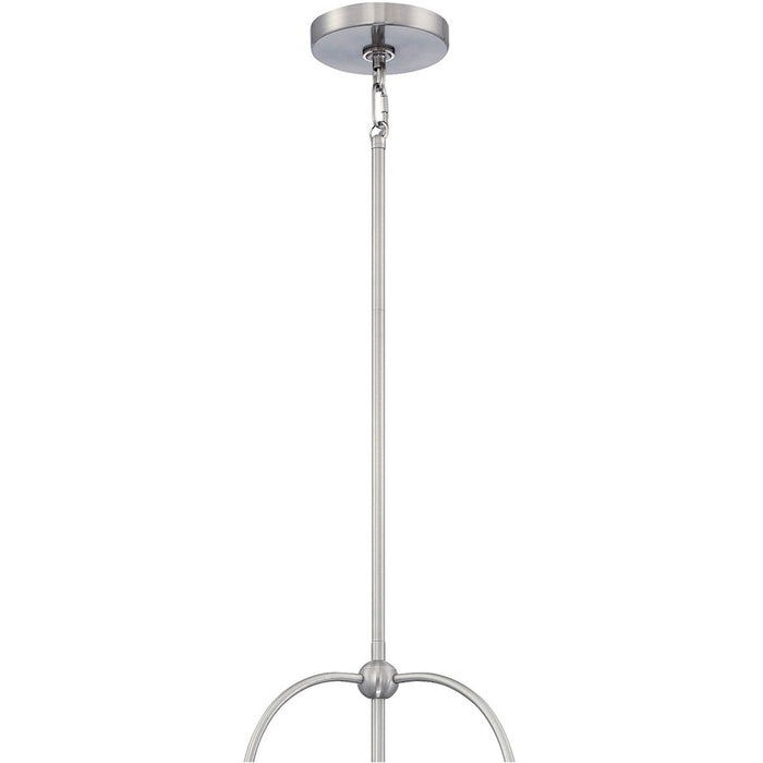 Quoizel Grant Dinette Chandelier, Brushed Nickel