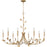 Quoizel Heiress 8 Light Chandelier, Bronze Gold