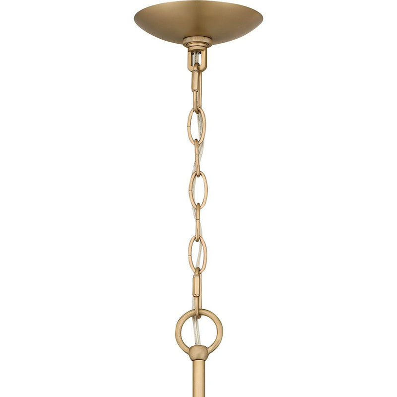 Quoizel Heiress 8 Light Chandelier, Bronze Gold