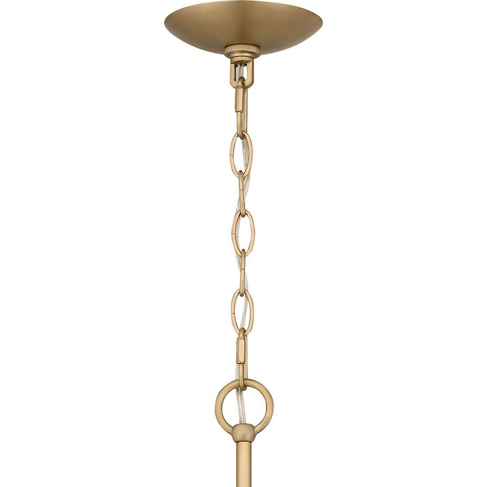 Quoizel Heiress 8 Light Chandelier, Bronze Gold