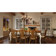 Quoizel Holbrook 29in 8-Light Chandelier | Americana Tuscan Brown Steel and Wood | Dining Room & Foyer | 29 x 29 x 19.5 in | Model HK5008TC