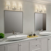Quoizel 3 Light Hollister Bath Fixture in Polished Chrome