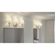 Quoizel 3 Light Hollister Bath Fixture in Polished Chrome